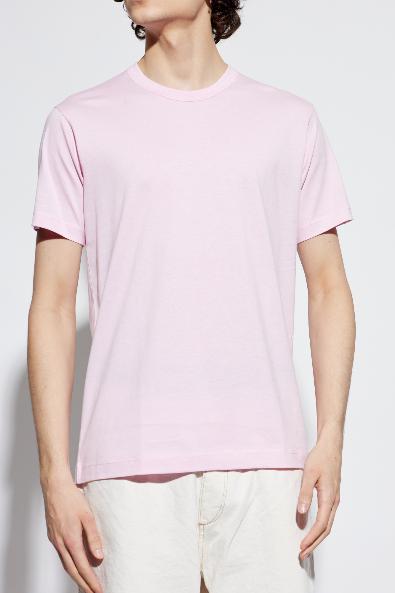 Tシャツ・カットソー COMME des GARCONS SS25 JERSEY T-SHIRT (FO T024 4) COMME DES GARÇONS SHIRT / COTTON JERSEY PLAIN WITH CDG SHIRT